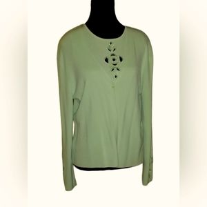 Venti sweater set with delicate cutouts.